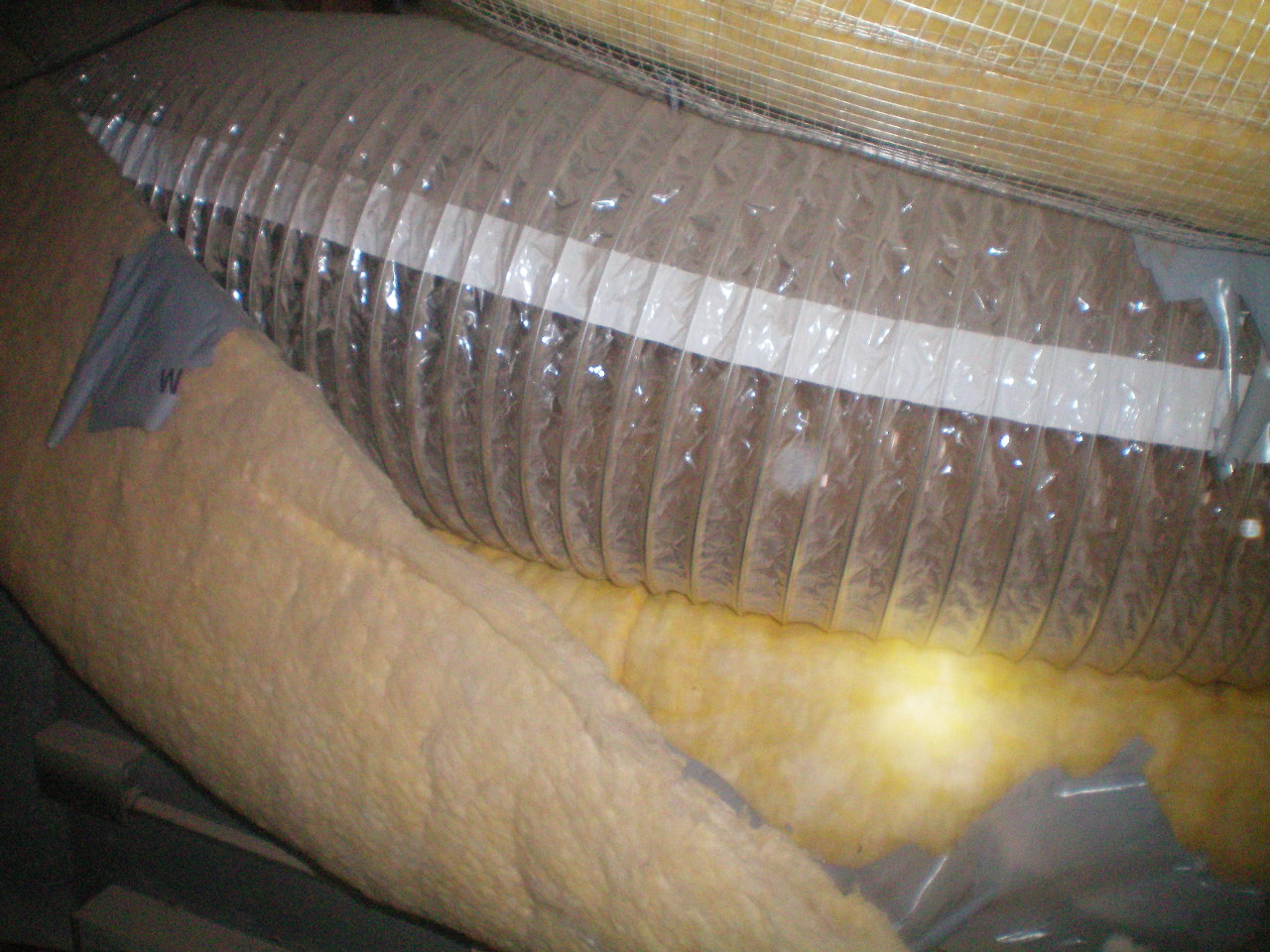 Damaged ducting, doesn't cool off well in the summer.